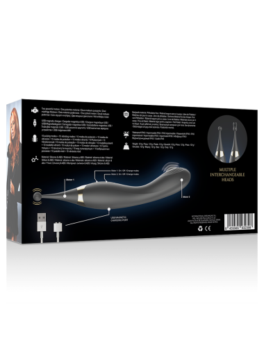 IBIZA - STIMULATEUR CLITORAL ET VIBRATEUR DE POINT G INTERCHANGEABLES