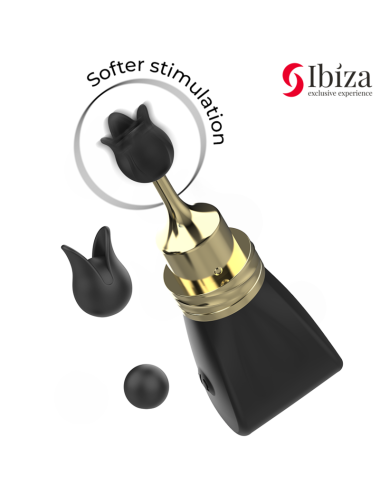 IBIZA - STIMULATEUR DE CLITO 3 TÊTES BOW