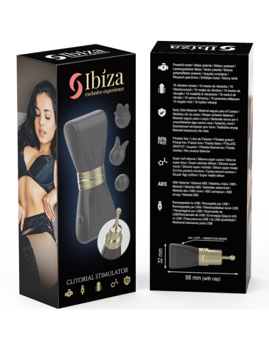 IBIZA - STIMULATEUR DE CLITO 3 TÊTES BOW