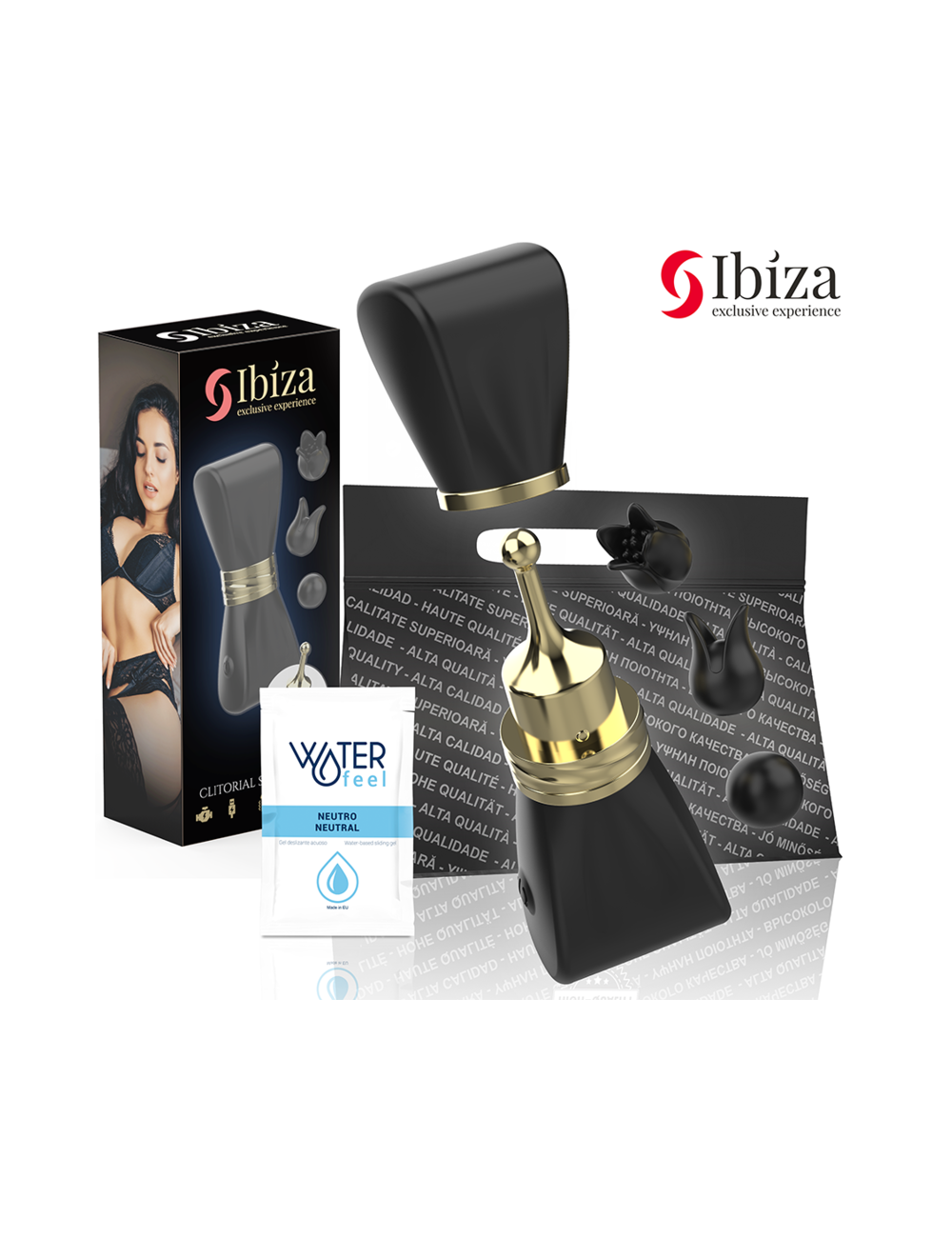 IBIZA - STIMULATEUR DE CLITO 3 TÊTES BOW