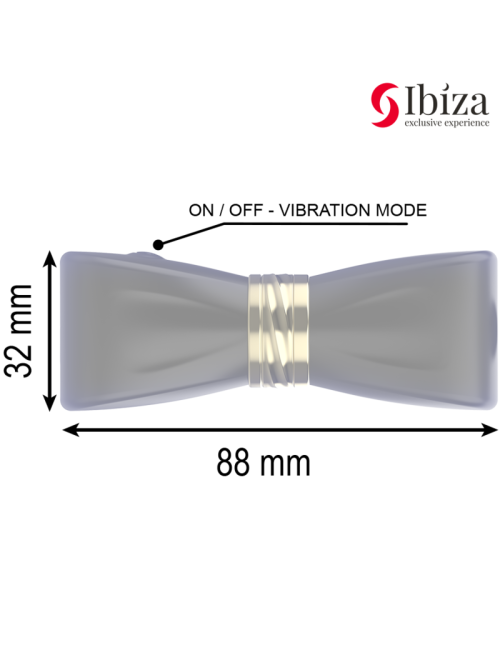 IBIZA - STIMULATEUR DE CLITO 3 TÊTES BOW