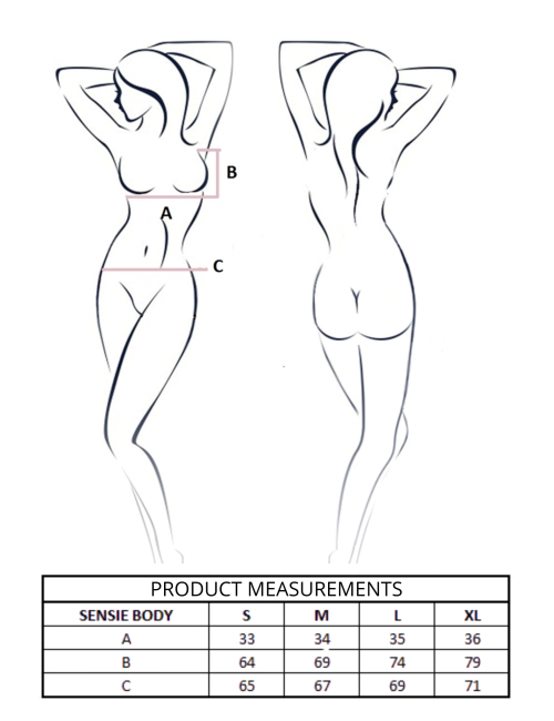 Body jaune Sensie - Passion