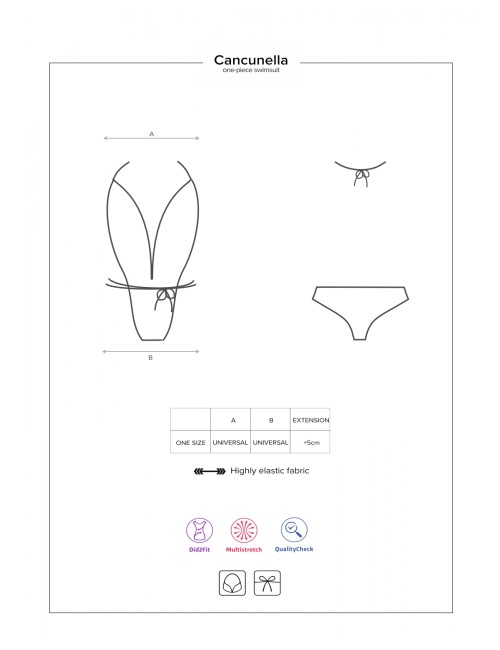 Maillot de bain Cancunella leopard de Obsessive