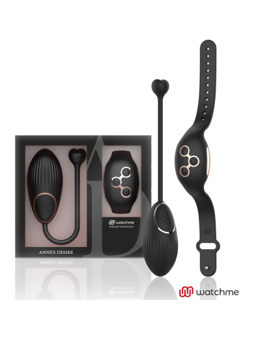 ANNES DESIRE - EGG TECHNOLOGIE DE TÉLÉCOMMANDE WATCHME NOIR/OR