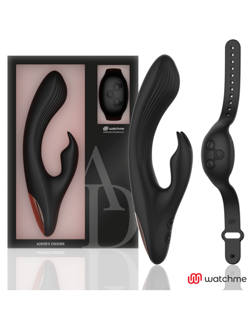 ANNE'S DESIRE - RABBIT TÉLÉCOMMANDE TECHNOLOGIE A WATCHME NOIR