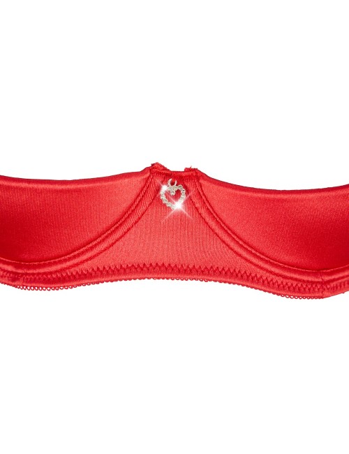 Ensemble lingerie 3 pièces ouvert rouge - Cottelli Lingerie