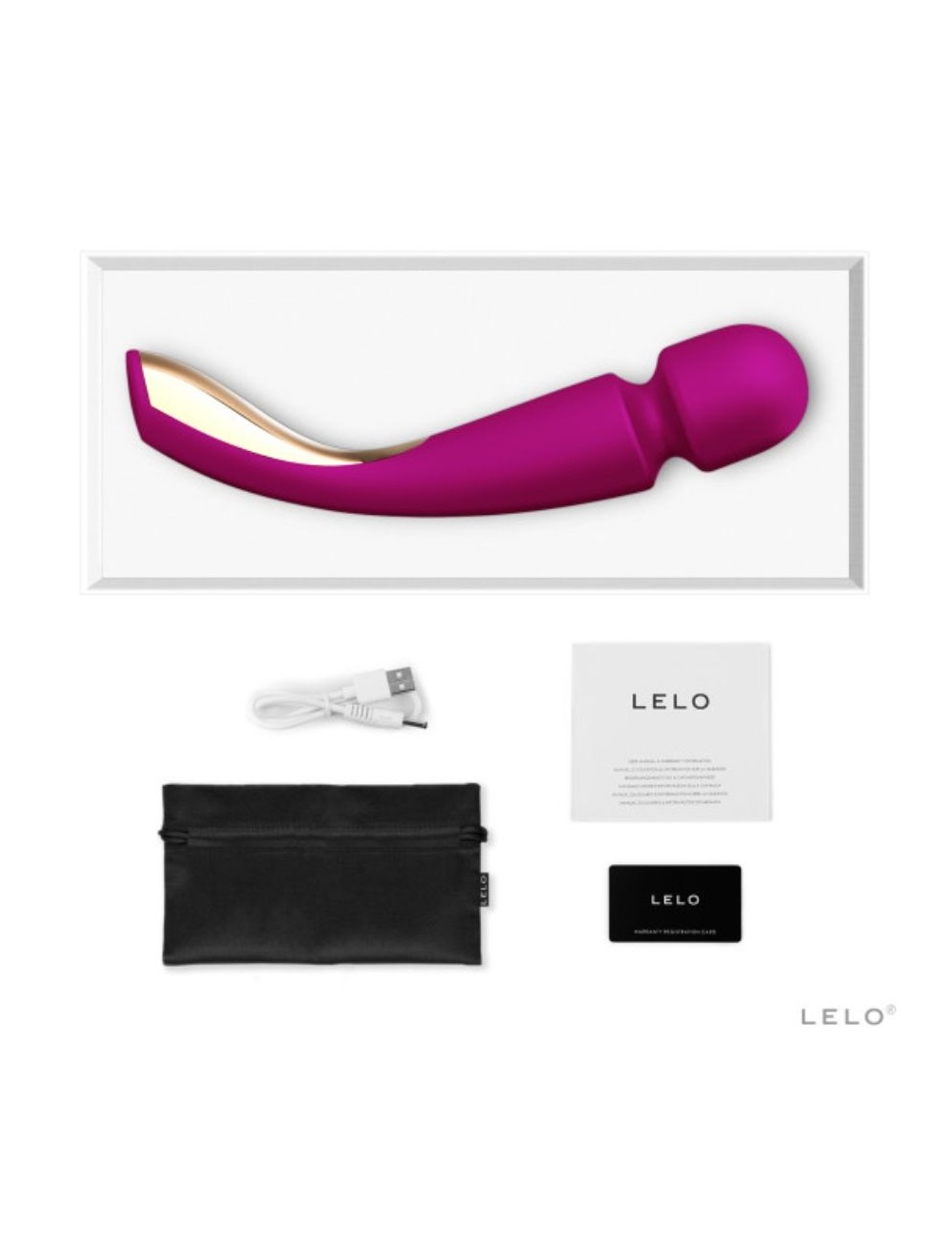LELO Baguette Intelligente 2 Bordeaux – Massage premium