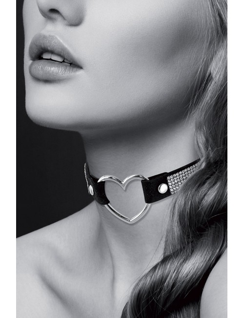 Collier strass et coeur - Bijoux Pour Toi