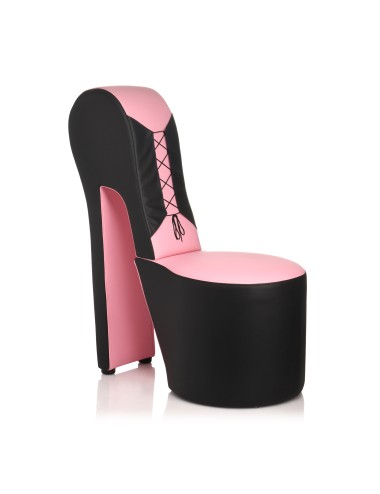 SHOTS Stiletto Sex Chair Rose – Siège de plaisir premium