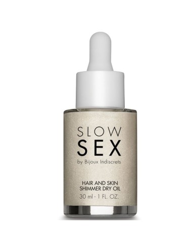 Huile intime sèche brillante - Slowsex - 30ml Bijoux Indiscrets