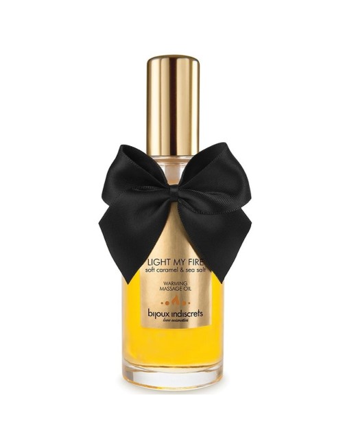 Huile de massage embrassable Chauffante - Caramel Doux Bijoux Indiscrets