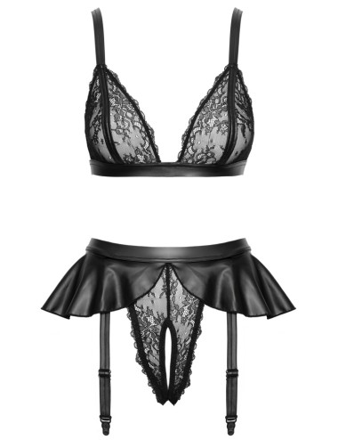 Ensemble Jarretelles Ouvert Cottelli
