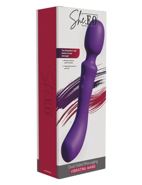 Vibromasseur 2 en 1 - She.E.O