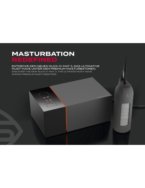 Suck-O-Mat 3 – Masturbateur automatique fellation chauffant luxe
