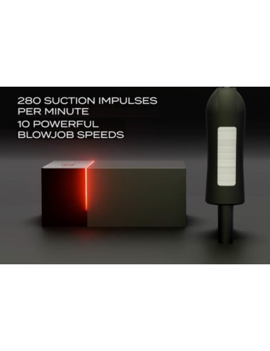 Suck-O-Mat 3 – Masturbateur automatique fellation chauffant luxe