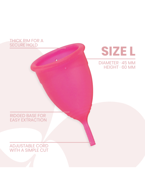 INTIMICHIC - COUPE MENSTRUELLE EN SILICONE MÉDICALE - TAILLE L