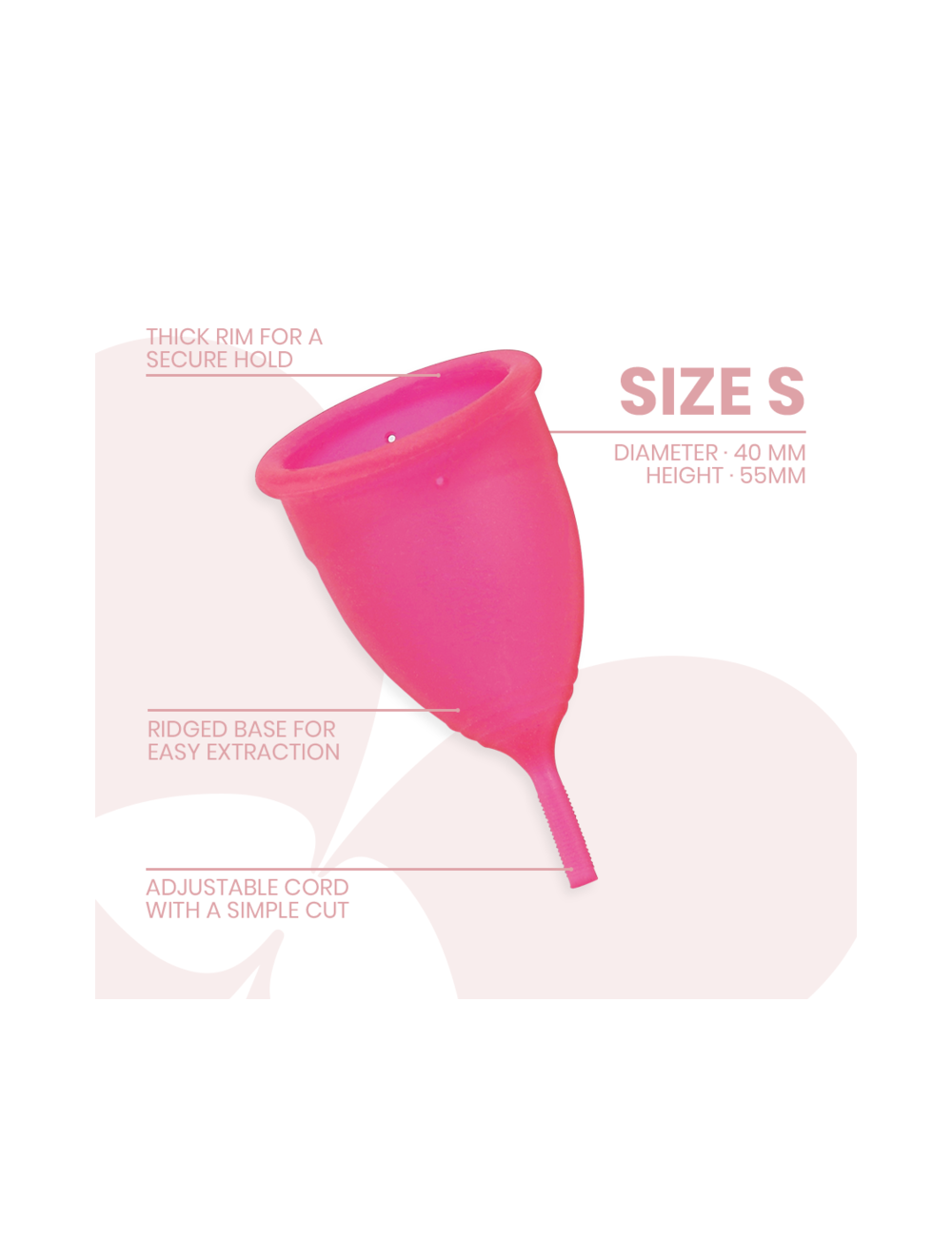 INTIMICHIC - COUPE MENSTRUELLE EN SILICONE MÉDICALE - TAILLE S