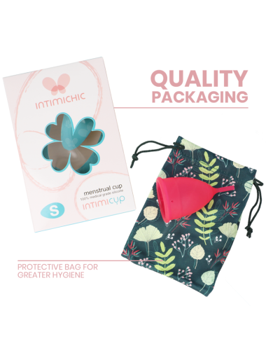 INTIMICHIC - COUPE MENSTRUELLE EN SILICONE MÉDICALE - TAILLE S
