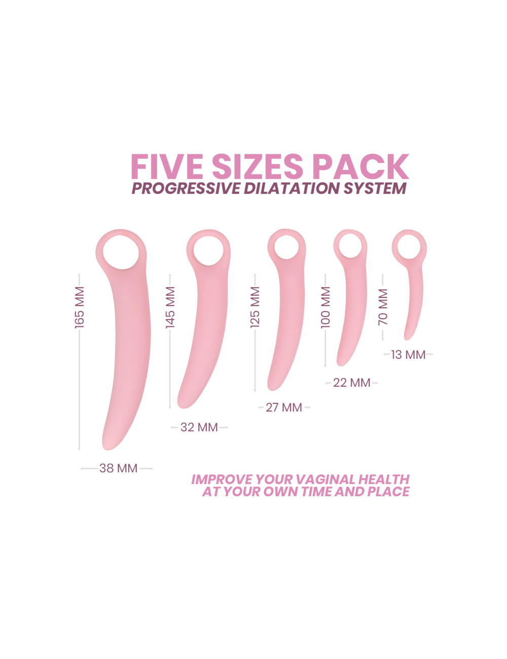INTIMICHIC - DILATEUR SILICONE 5 PCS