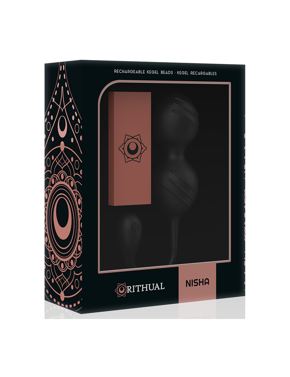 RITHUAL - BALLES DE KEGEL VIBRANTES RECHARGEABLES NISHA NOIRES