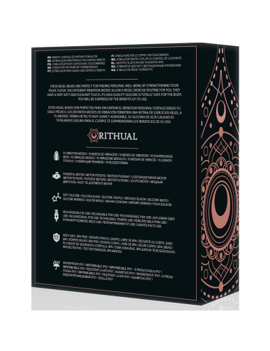 RITHUAL - BALLES DE KEGEL VIBRANTES RECHARGEABLES NISHA NOIRES