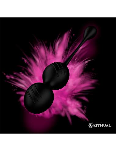 RITHUAL - BALLES DE KEGEL VIBRANTES RECHARGEABLES NISHA NOIRES