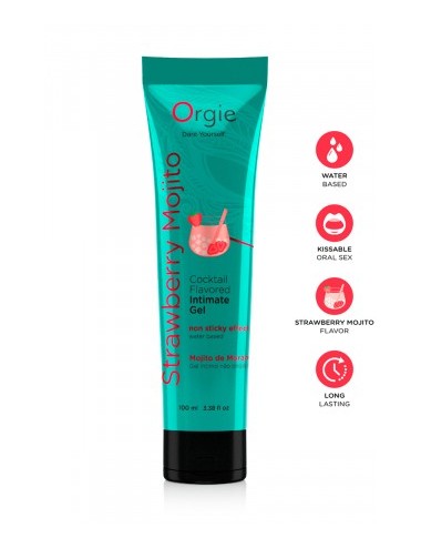 Gel intime Lube Tube Cocktail Fraise Mojito 100ml