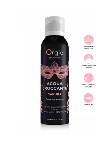 Mousse de massage effervescente Sakura 150ml