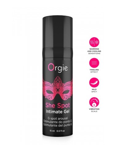 Gel stimulateur de point G She Spot 15ml