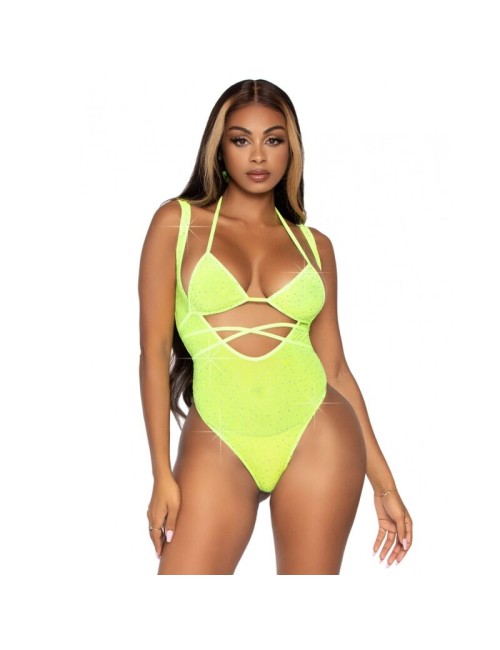 LEG AVENUE - HAUT DE BIKINI ET BODY TAILLE UNIQUE