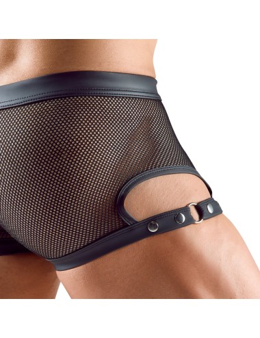 Boxer en résille noire avec détails ajustables Svenjoyment