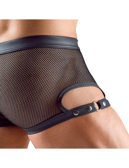 Boxer en résille noire avec détails ajustables Svenjoyment