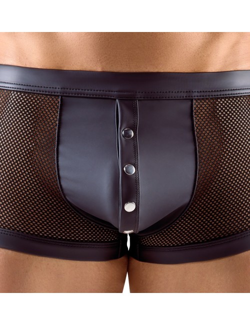 Boxer en résille noire avec détails ajustables Svenjoyment