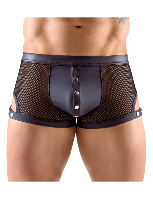Boxer en résille noire avec détails ajustables Svenjoyment
