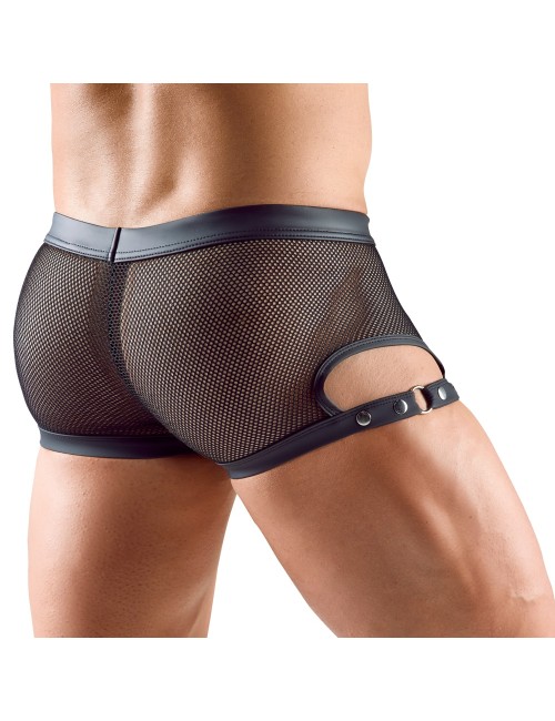 Boxer en résille noire avec détails ajustables Svenjoyment