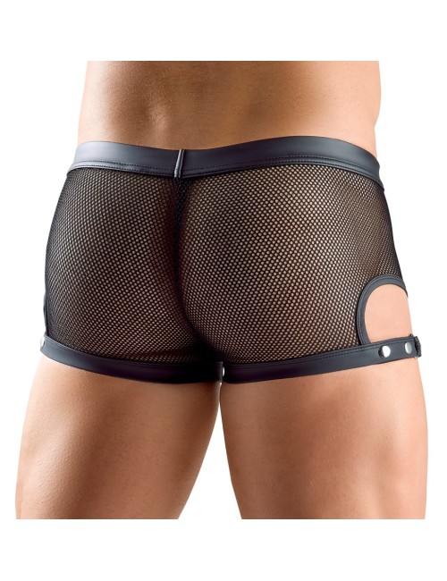 Boxer en résille noire avec détails ajustables Svenjoyment