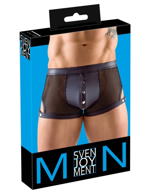 Boxer en résille noire avec détails ajustables Svenjoyment