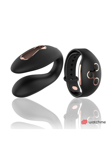 ANNES DESIRE - DUAL PLEASURE TECHNOLOGIE SANS FIL WATCHME NOIR/OR