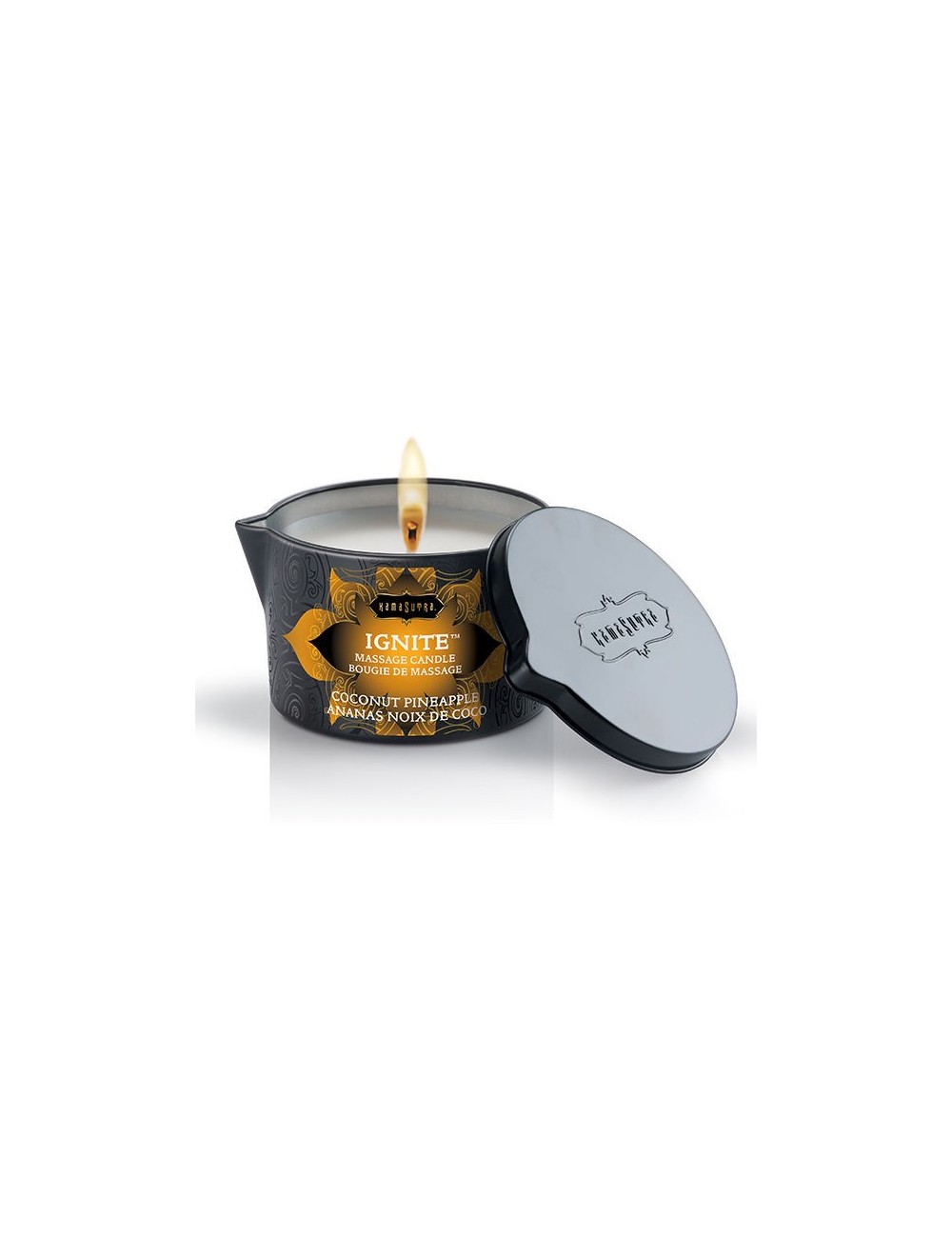 KAMASUTRA - BOUGIE DE MASSAGE COCO & ANANAS 170GR