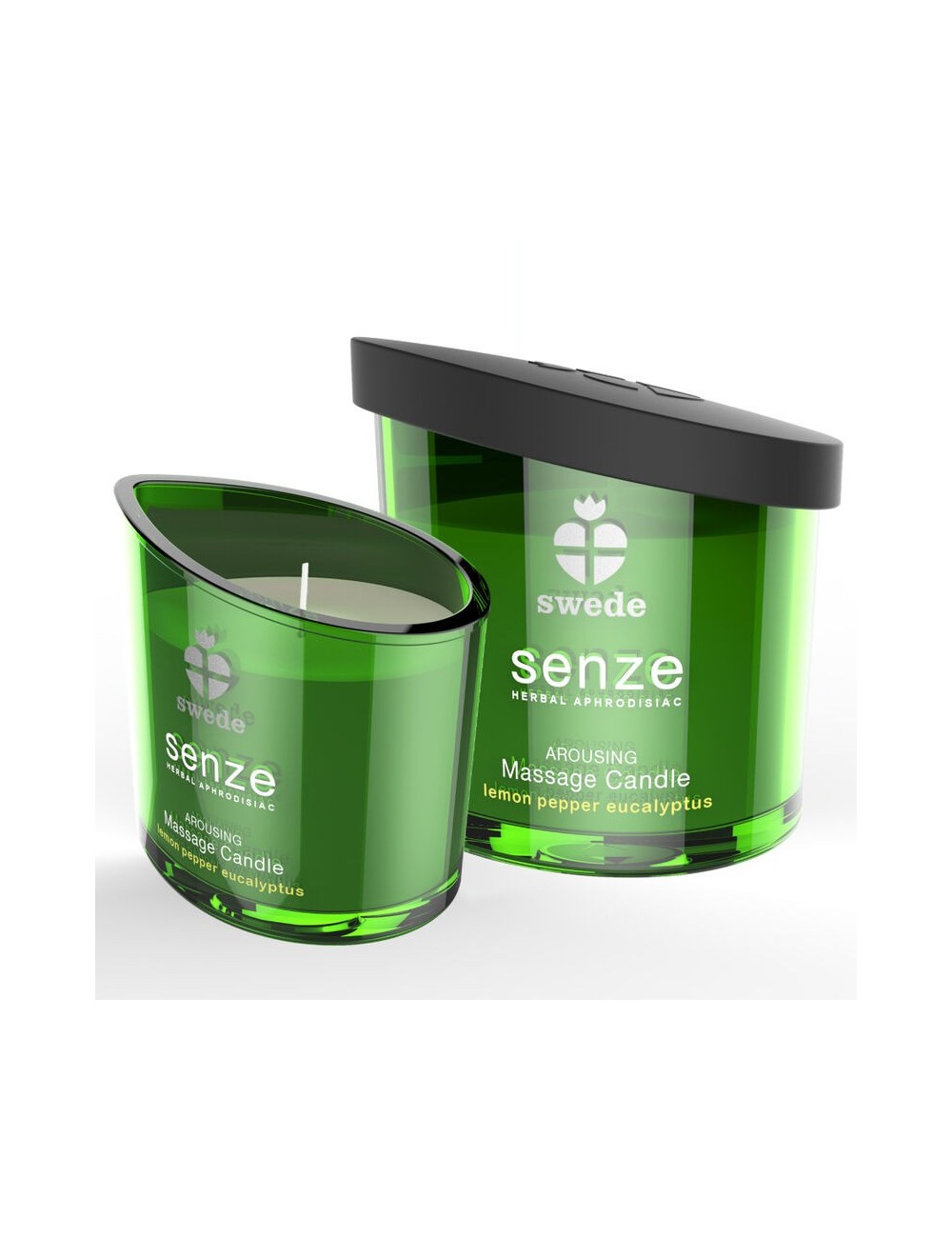 SWEDE - SENZE EXCITANTE | BOUGIE DE MASSAGE CITRON, POIVRE, EUCALYPTUS 50 ML