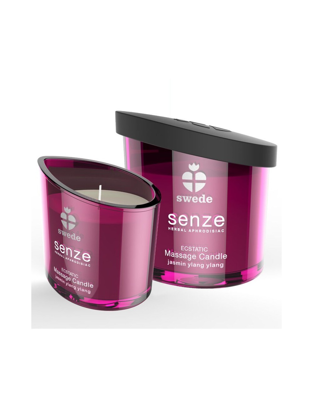 SWEDE SENZE EXTATIQUE – BOUGIE DE MASSAGE JASMIN & YLANG YLANG 50 ML