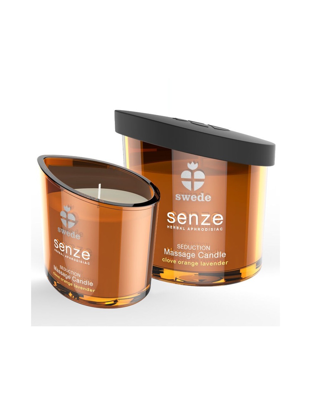 SWEDE - SENZE DIVINITY | BOUGIE DE MASSAGE GIROFLE, ORANGE, LAVANDE 50 ML