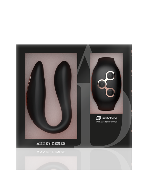 ANNES DESIRE - DUAL PLEASURE TECNOLOG A WATCHME NOIR/OR