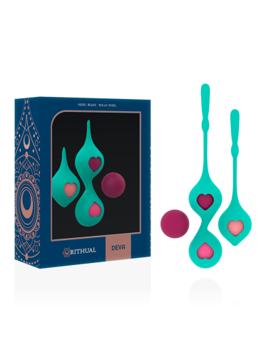 RITHUAL - ENSEMBLE DENTRAÎNEMENT PELVIEN DEVA AQUA GREEN