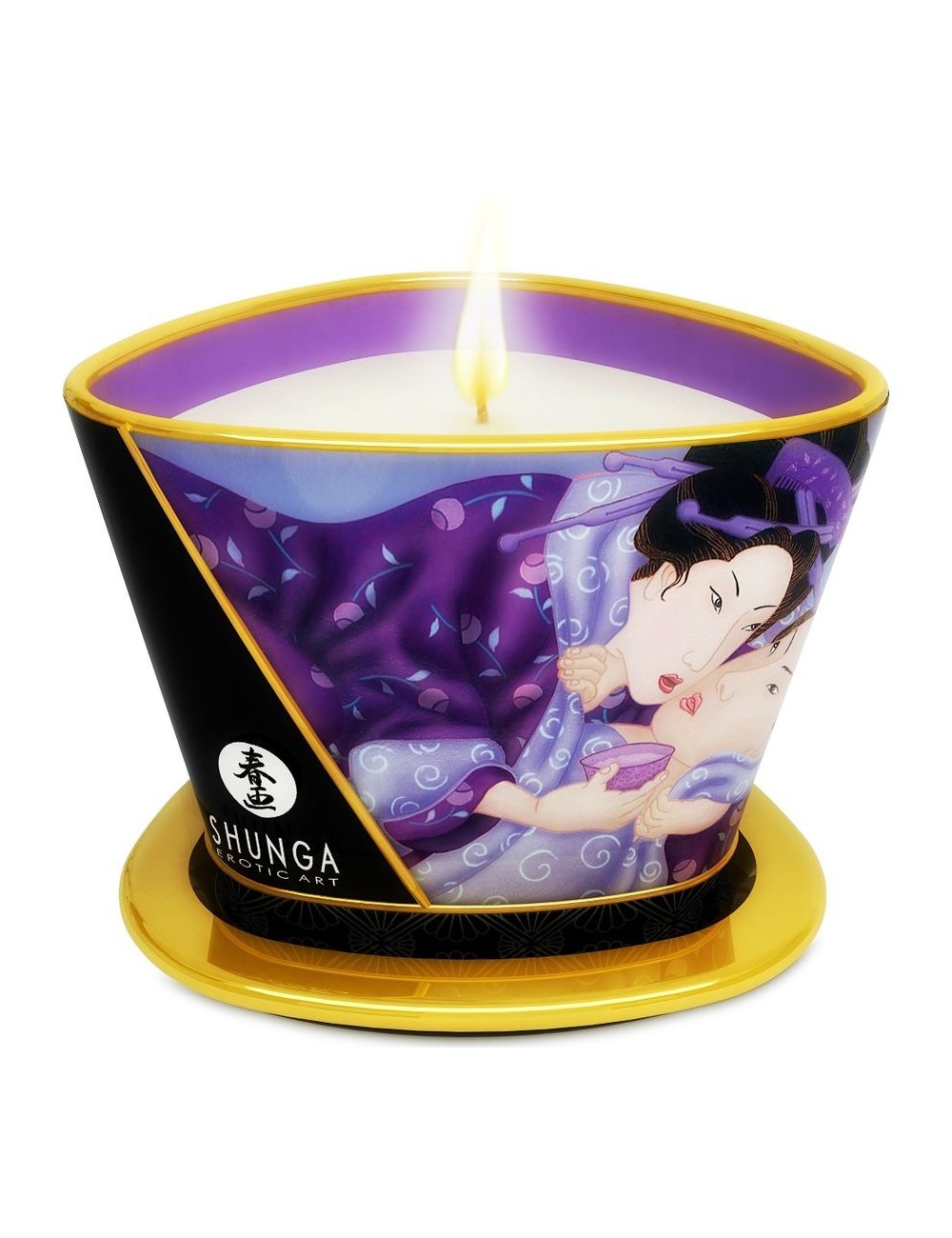 SHUNGA - MINI CARESSE AUX CHANDELLES BOUGIE DE MASSAGE FRUITS EXOTIQUES 170 ML