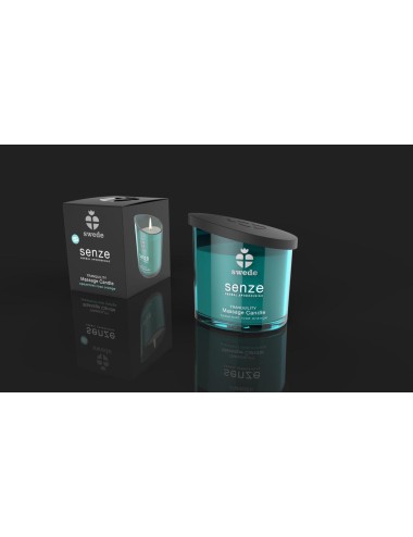 SWEDE - SENZE TRANQUILITY | BOUGIE DE MASSAGE MENTHE VERTE, ROSE, ORANGE 50 ML