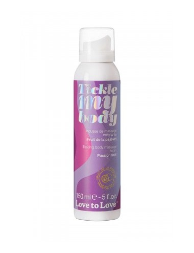 Mousse massage crépitante - fruits de la passion