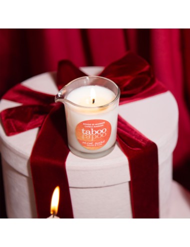 RUF – BOUGIE DE MASSAGE TABOO NECTARINE PECHE SUCRÉE 60 G
