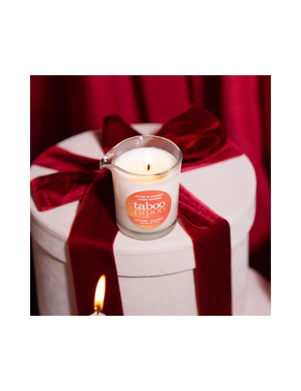 RUF – BOUGIE DE MASSAGE TABOO NECTARINE PECHE SUCRÉE 60 G