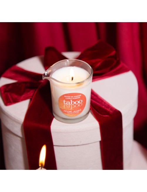 RUF – BOUGIE DE MASSAGE TABOO NECTARINE PECHE SUCRÉE 60 G